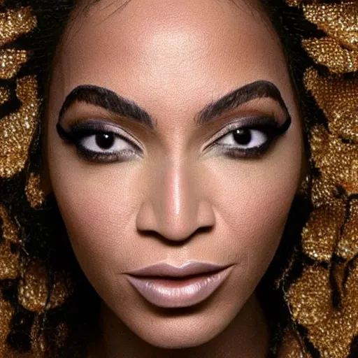 Image similar to bee bee bee with human face beyonce