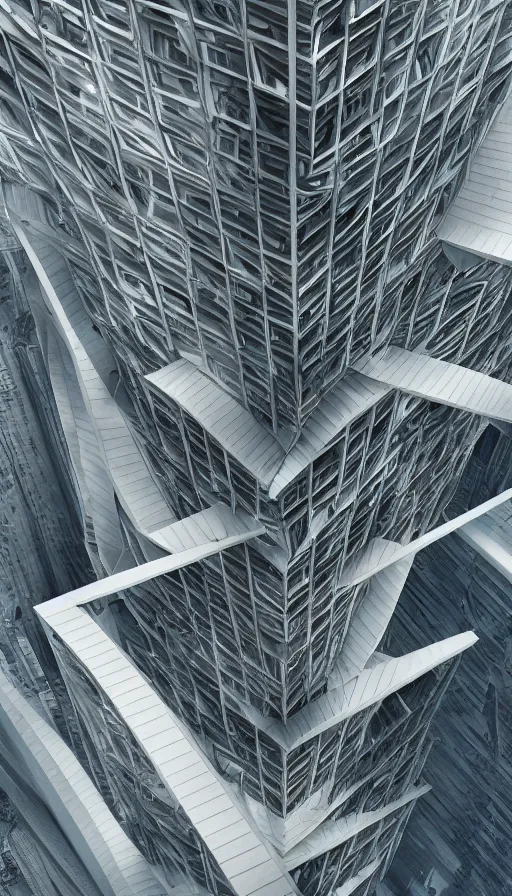 Image similar to giant modern smart futuristic lovecraftian building architecture, mc escher, transversal section, 8 k, ultra detailed, octane render, realistic