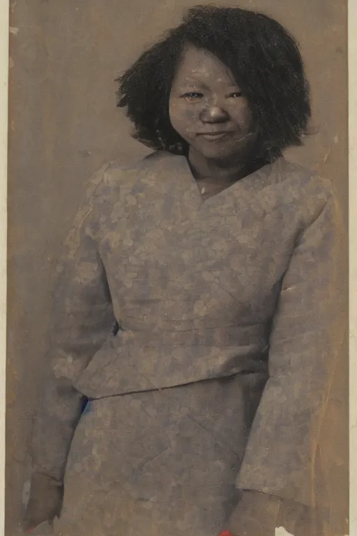Prompt: portrait of natalia kawamura oyombe