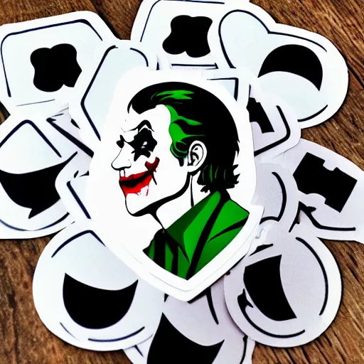 Prompt: joker sticker