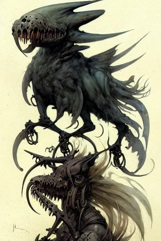 Image similar to (((((1950s death dealer . muted colors.))))) by Jean-Baptiste Monge !!!!!!!!!!!!!!!!!!!!!!!!!!!