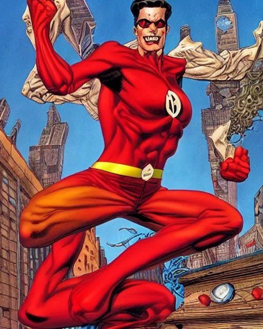 Image similar to plasticman by glenn fabry