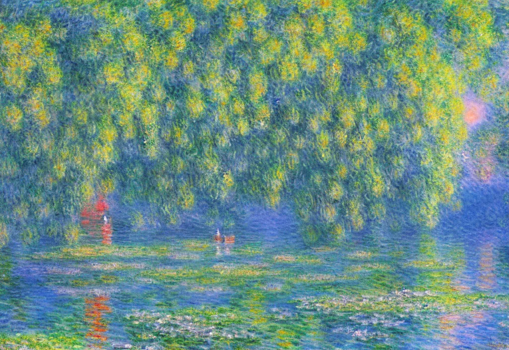 Image similar to anime scenery, very anime scenery in impressionist style, trending artwork, anime painter studio, by claude monet