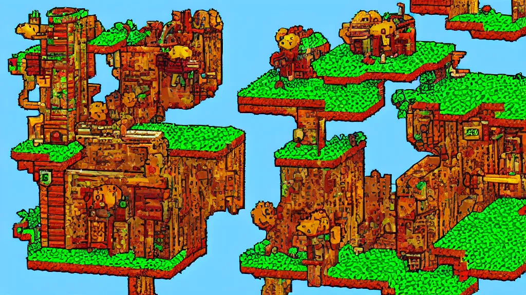 Image similar to 8 - bit unseemly grove stuff tugs