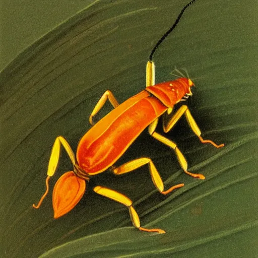 Prompt: a botanical illustration of a scorpion