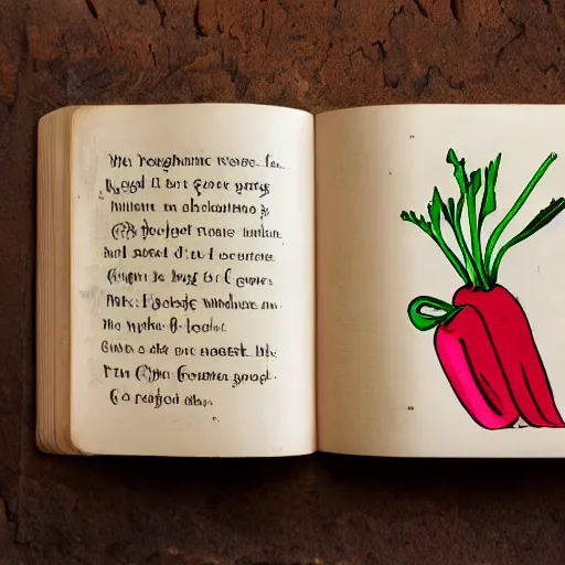 Image similar to a book that has the word vegetables written on it