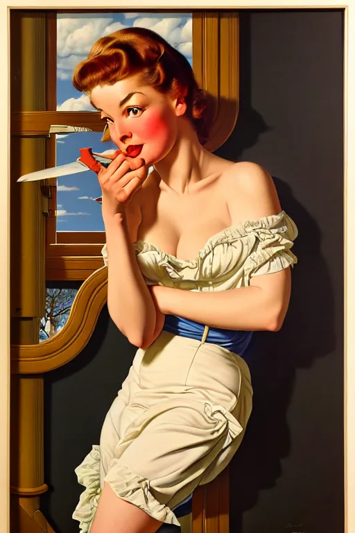 Prompt: laurence fishburn by gil elvgren and norman rockwell and rob gonsalves and hajime sorayama, hyperrealistic, high detail, ultra detailed, highly detailed face, ruffled fabric