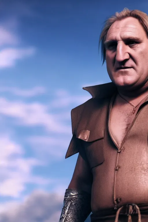 Prompt: [a still of Gerard Depardieu in Final Fantasy, 4k, HD, high quality, octane]