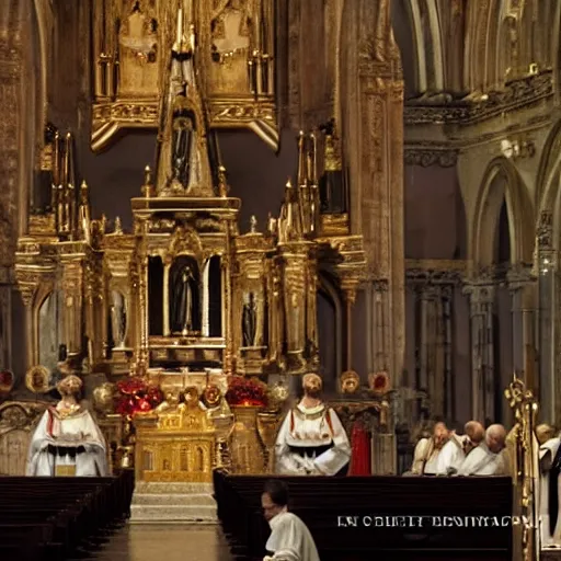 Prompt: tridentine latin mass