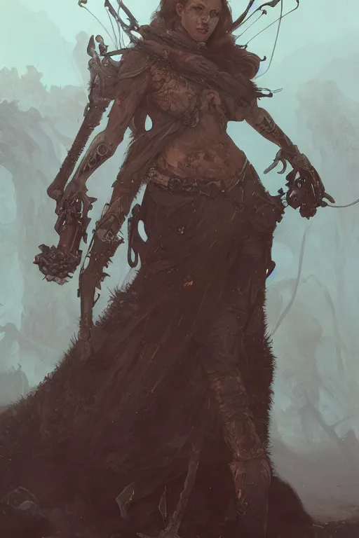 Prompt: a full body portrait of a beautiful post apocalyptic offworld nordic necromancer reposed by the lava pits, intricate, elegant, highly detailed, digital painting, artstation, concept art, smooth, sharp focus, illustration, art by krenz cushart and artem demura and alphonse mucha