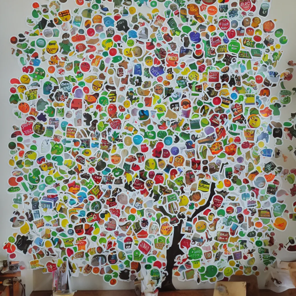 Image similar to sticker tree