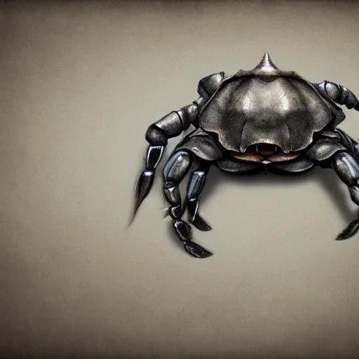 Image similar to elephant - crab creature, deviantart