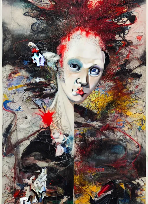 Image similar to entropy is the natural order of the universe i simply catalyze the process, a brutalist designed, gothic, rich deep colours, painted by francis bacon, adrian ghenie, james jean and petra cortright, part by gerhard richter, part by takato yamamoto. 8 k masterpiece