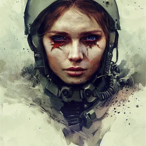 Image similar to peace on donbas, colourised, face portrait, epic, military art, fantasy, dieselpunk, hd shot, digital portrait, beautiful, artstation, comic style, by artgerm, guy denning, jakub rozalski, magali villeneuve and charlie bowater