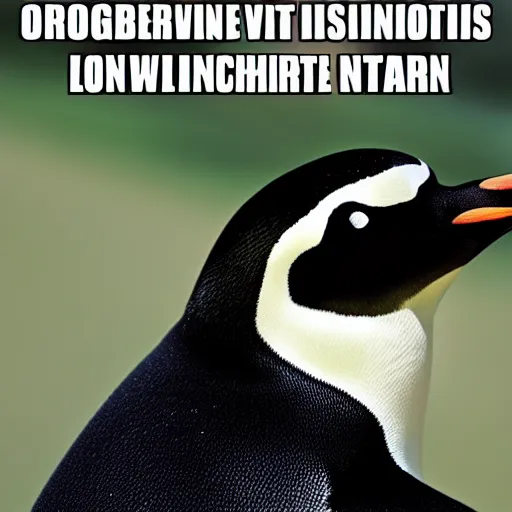 Image similar to penguin meme