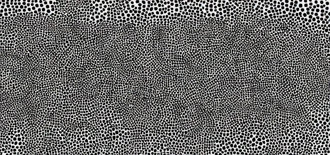 Image similar to morning sun by yayoi kusama