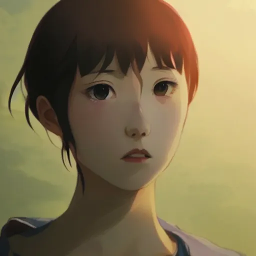 Prompt: ji eun iu by greg rutkowski, makoto shinkai, takashi takeuchi, studio ghibli, akihiko yoshida, rule of thirds, seductive look, beautiful