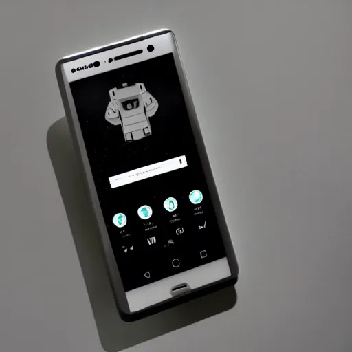 Prompt: Japanese phone transforms into robot