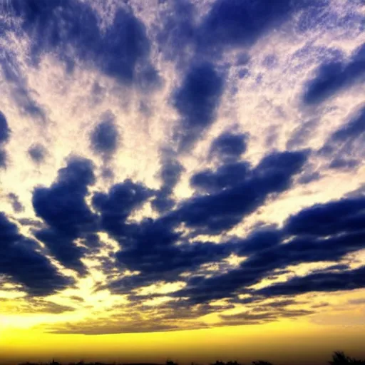 Image similar to cloudy sky dawn, realistic, above the sky
