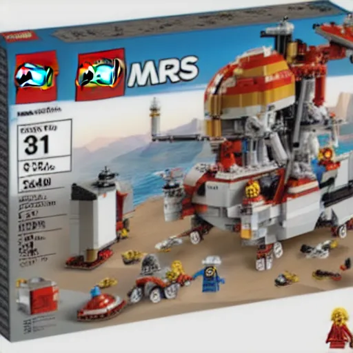 Prompt: lego mars mission set