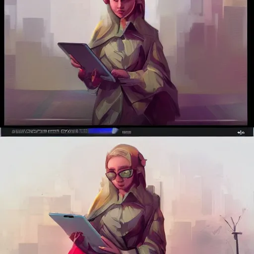 Image similar to ipad in 2 0 3 0, artstation