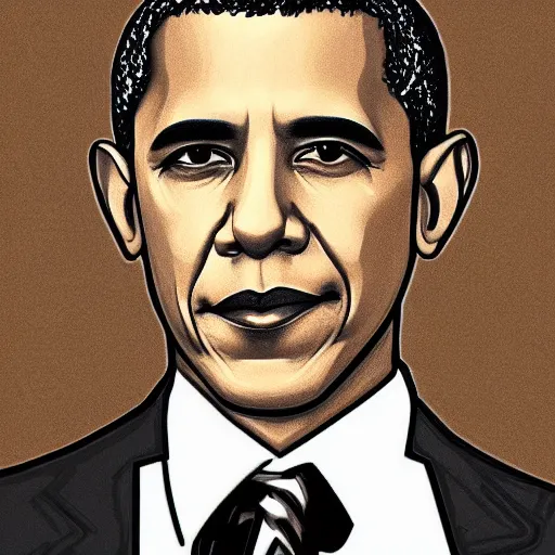Image similar to art nouveau portrait of barack obama, highly detailed, intricate, 4 k
