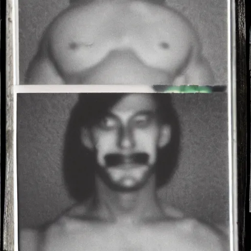 Image similar to poloroid photo of demon