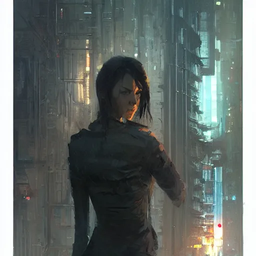 Prompt: neuromancer, painted by greg rutkowski