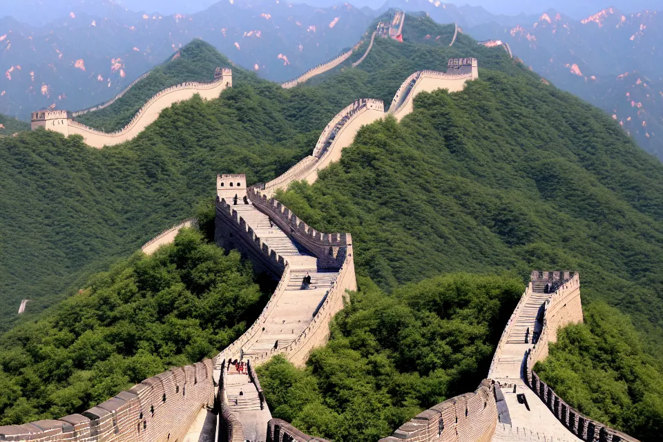 Image similar to the great wall, vinci.