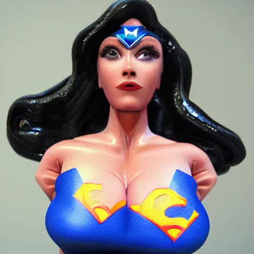 Image similar to super seductive super woman a, hyper realism, 8k, depth of field. W 1024