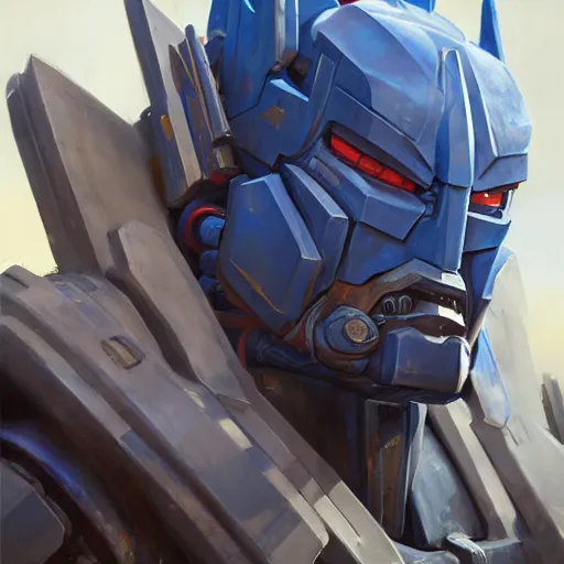 Prompt: greg manchess portrait painting of evil optimus prime the transformer as overwatch character, medium shot, asymmetrical, profile picture, organic painting, sunny day, matte painting, bold shapes, hard edges, street art, trending on artstation, by huang guangjian, gil elvgren, ruan jia, greg rutkowski, gaston bussiere