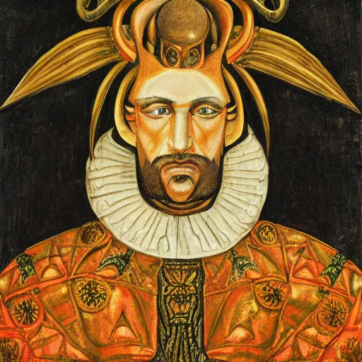 Image similar to portrait of ahriman