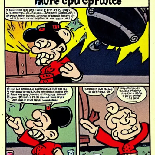 Image similar to popeye in trouble