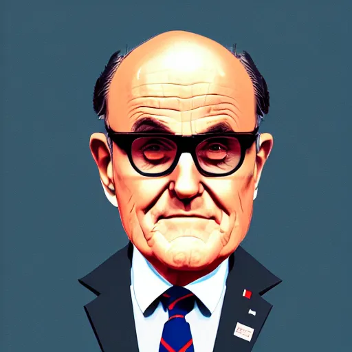 Prompt: cute rudy giuliani, in the style of ilya kuvshinov, high quality digital art