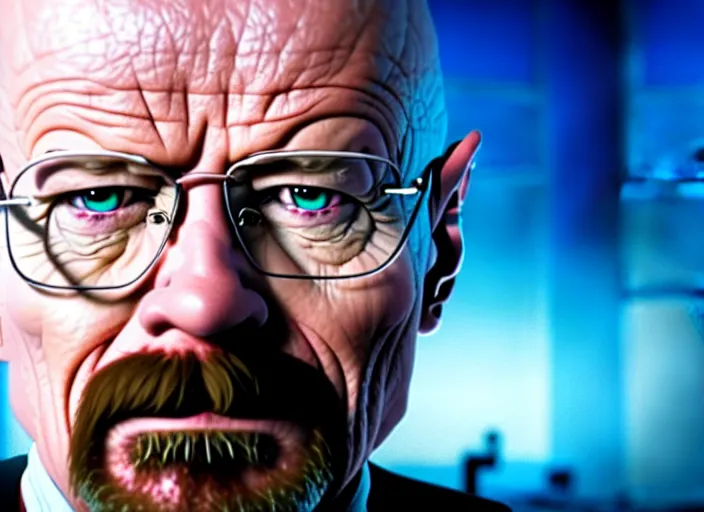 Image similar to film still of walter white in trolls 2 : world tour movie 2 0 2 0, 8 k