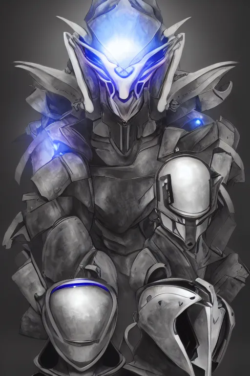 Image similar to helmet armor guardian destiny in witch queen illumination ray tracing hdr fanart arstation by sung choi robot ninja mask and eric pfeiffer and gabriel garza and casper konefal