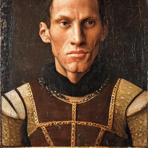 Prompt: A 15th century medieval renaissance oil painting of Jerma985, portrait of Jerma985, grainy, realistic, very realistic, hyperrealistic, highly detailed, very detailed, extremely detailed, very neat, very epic, very cool, detailed, trending on artstation