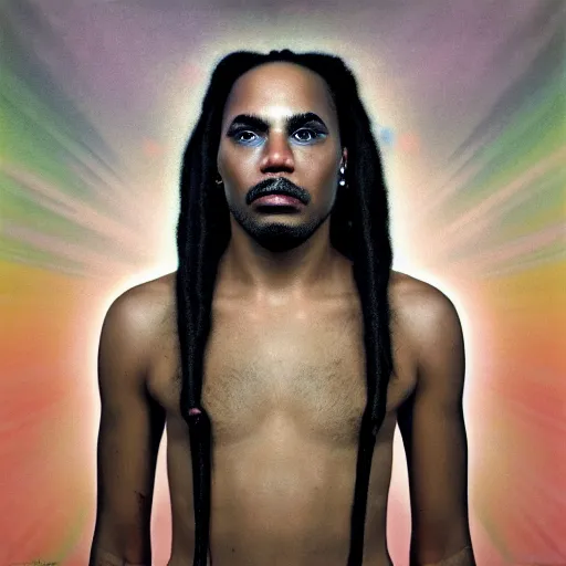 Image similar to a close up of a person with dreadlocks, an album cover by David LaChapelle, reddit, precisionism, 1990s, smokey background, high definition