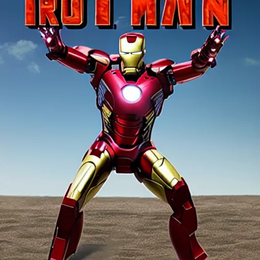 Image similar to A photograph of iron man, award winning