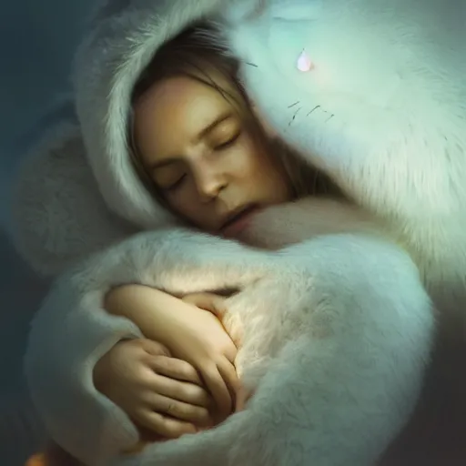 Image similar to The snuggliest snuggles in the world, huggy wuggy from poppy playtime video game, fullbody, ultra high detailed, glowing lights, oil painting, Greg Rutkowski, Charlie Bowater, Beeple, unreal 5, DAZ, hyperrealistic, octane render, RPG portrait, dynamic lighting, fantasy art, beautiful face