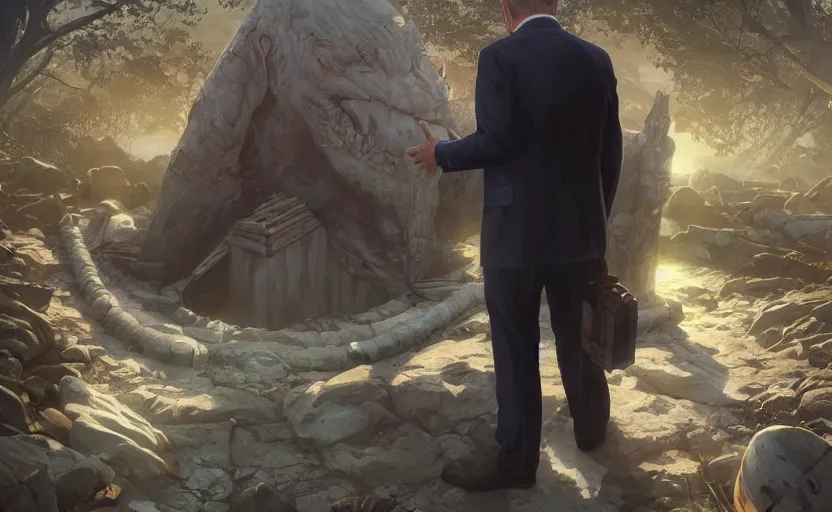 Prompt: highly detailed portrait of joe biden in a grave, in gta v, stephen bliss, unreal engine, fantasy art by greg rutkowski, loish, rhads, ferdinand knab, makoto shinkai and lois van baarle, ilya kuvshinov, rossdraws, tom bagshaw, global illumination, radiant light, detailed and intricate environment