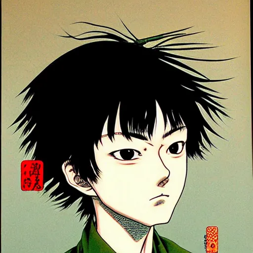 Image similar to prompt : portrait of akira character painted in miyazaki color style drawn by katsuhiro otomo and takato yamamoto, inspired by fables, china doll face, smooth face feature, intricate oil painting, high detail, sharp high detail, manga and anime 2 0 0 0