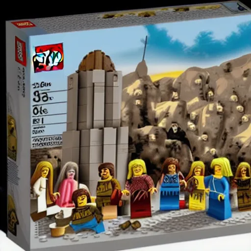 Image similar to lego set of bible stories