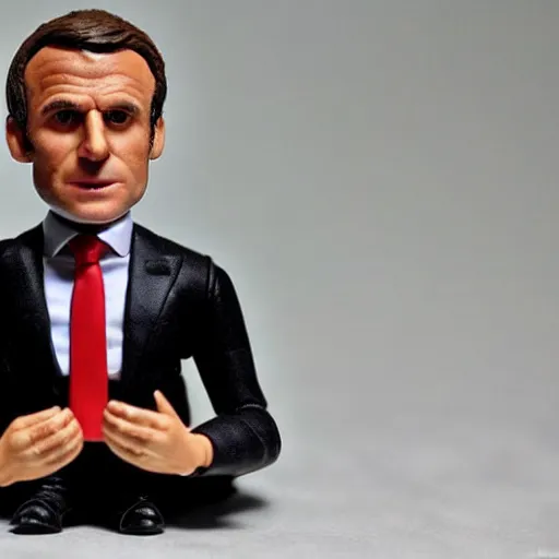 Image similar to emmanuel macron action figure