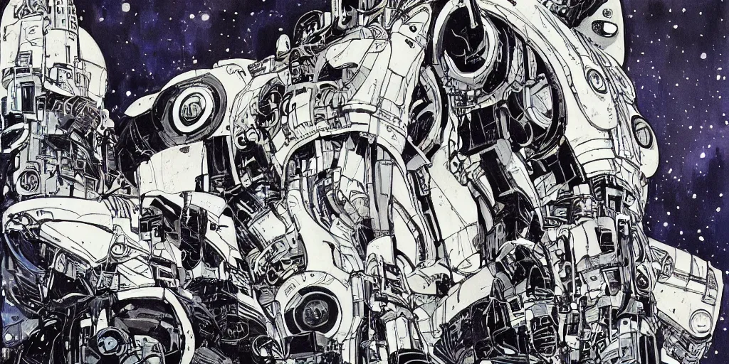 Image similar to a beautiful painting of robot by al williamson, trending on artstation