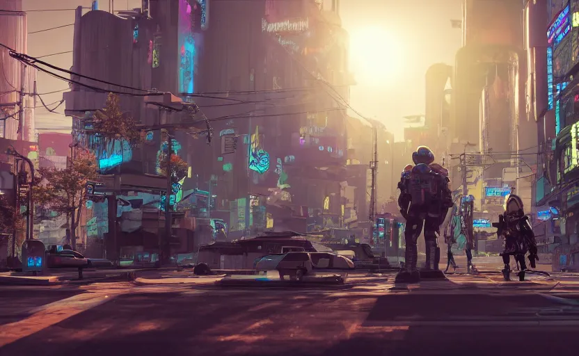 Prompt: professional photo of a cyberpunk gremlin town, utopia, pedestrians!, mechs roaming the streets, 3d render, Unreal Engine, octane render, ray tracing, Unity, highly detailed, high quality, HD, 4k, 8k, realistic, sharp, trending