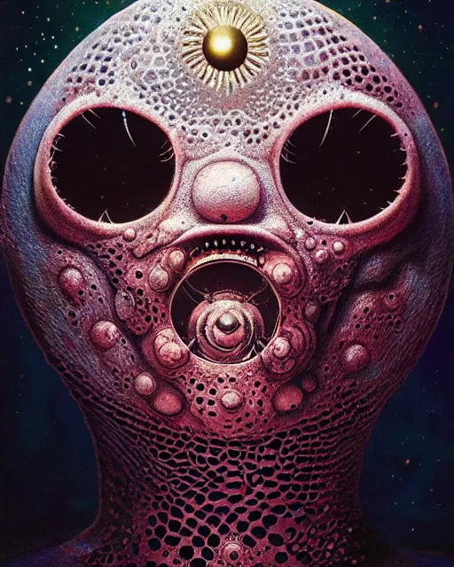 Image similar to sailormoon grotesque, trypophobia, ultra detailed, ultra realistic, adventure time, studio lighting, by beksinski, alejandro jodorowsky, giger, greg rutkowski, carne griffith trending on artstation, deviantart, photorealism