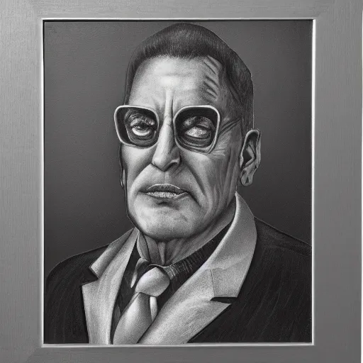 Prompt: Gman portrait