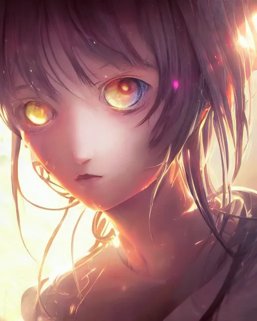 Image similar to illustration of an anime girl's eyes being mind controlled, spirals, by artgerm and wlop and greg rutkowski, digital art, extreme detail, realistic lighting, cinematic composition, concept art, sharp focus, colorful, photorealistic, 8 k