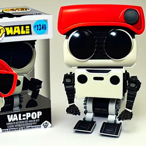 Image similar to Wall-E Funko Pop with package